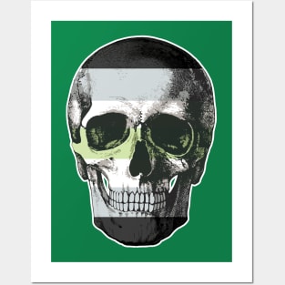 Agender Skull Posters and Art